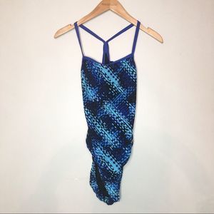 Dolfin | Geometric One Piece Swim Suit Size 30